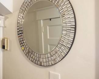 Large wall mirror