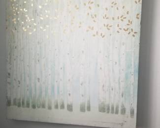 Abstract art on canvas