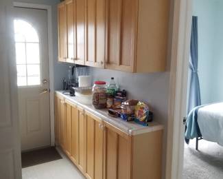 Additional kitchen cabinetry