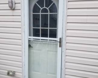 Storm door; entry door