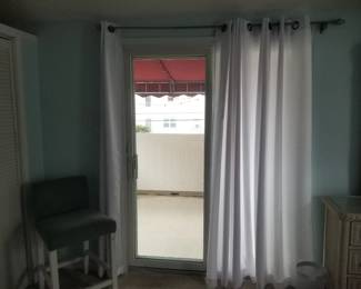 Curtain rods & curtain panels