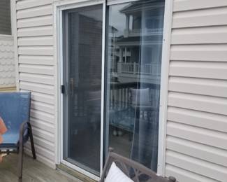 Sliding glass doors