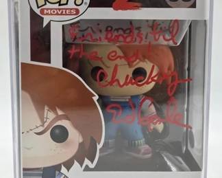 Signed Chuckie Funko