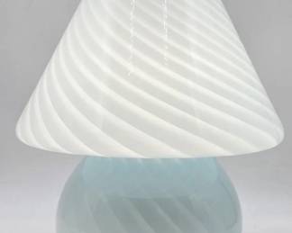 Murano mushroom lamp
