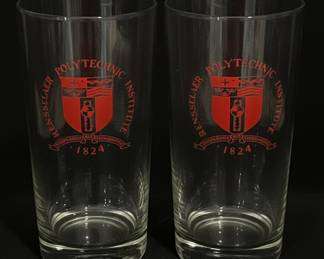 Rensselaer Polytechnic Institute Highball Glasses