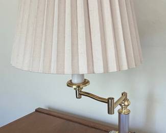 Brass Swing Arm Table Lamp Style