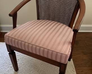 Regency Style Cane Barrel Armchair