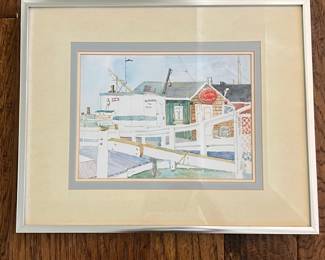 Harbor Scene Wall Art - Adele Huestis