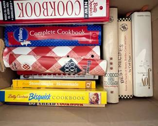 Collection of Vintage and Modern Cookbooks