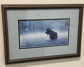 Moose Print Wall Art - Ronald Vann