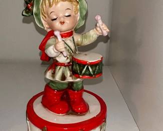 Lefton Drummer Boy Musical Figurine