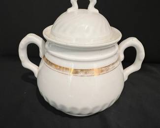 White Porcelain Chocolate Serving Set Style