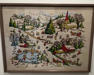"Winter's Delight" Paragon Needlecraft Wall Art