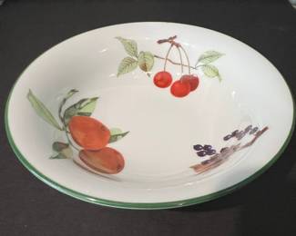 Royal Worcester Evesham Vale Fruit Pattern Porcelain Bowls