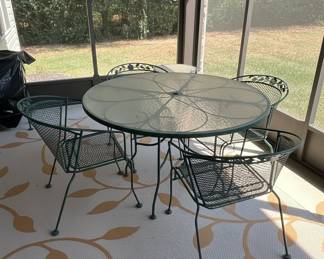 Woodard Wrought Iron Patio Set Style