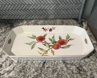 Royal Worcester Evesham Gold Rectangular Serving Tray