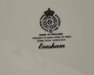 Royal Worcester Evesham Gold Salad Plates