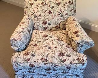 Floral Down-Filled Sofa and Armchair Style
