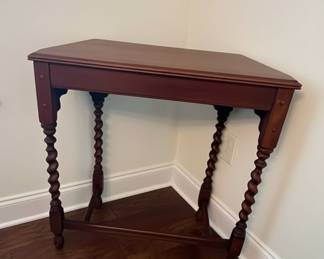 Victorian Style Barley Twist Table
