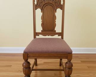 English Tudor Jacobean Style Dining Set