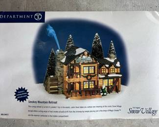 Department 56 Smokey Mountain Retreat - Several other Department 56 Villiage items available (not pictured)