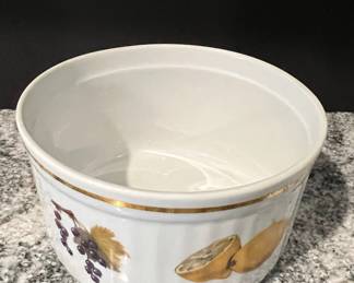 Royal Worcester Evesham Gold Soufflé Dish