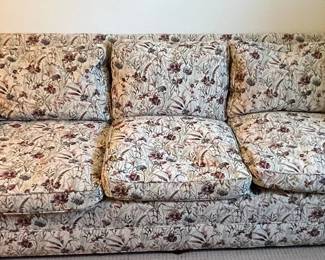 Floral Down-Filled Sofa and Armchair Style