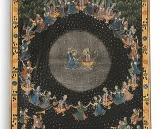 Hand Painted Pichwai Wall Art
