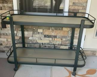 Brown Jordan Tamiami Style Bar Cart