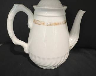 White Porcelain Chocolate Serving Set Style