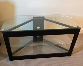 Corner Glass TV Stand Style