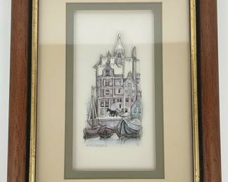 Anton Pieck Style 3D Wall Art