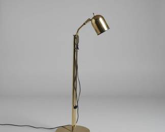 Brass Pharmacy Style Floor Lamp