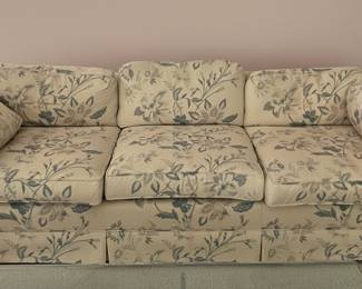 Henredon Floral Upholstered Sofa and Loveseat