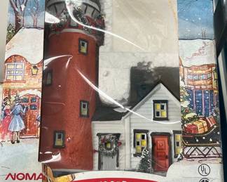 Dickensville Collectables Porcelain Lighted Lighthouse
