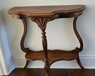 French Provincial Style Lyre Base Table