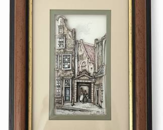 Anton Pieck Style 3D Wall Art
