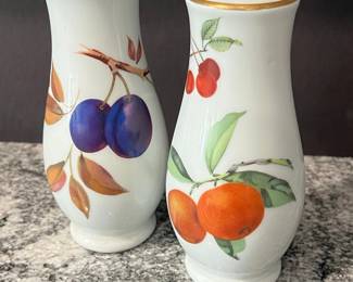 Royal Worcester Evesham Salt and Pepper Shakers