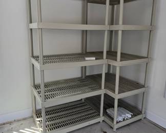 HDX 5-Tier Plastic Garage Shelving Unit