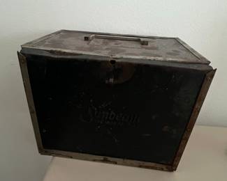 Vintage Sunbeam "The Iron of Irons" Electric Iron with Original Metal Case