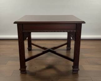 Chippendale Style Mahogany Side Table