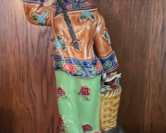 Wucai Porcelain Figurine Style