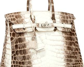 Lot 760 Hermes Himalayan Crocodile Birkin