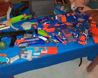 Nerf guns and ammo