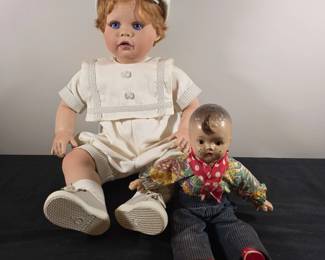 1994 Limited Edition Vinyl Artist Doll by Virginia Ehrlich Turner Vintage Rattle Head Doll