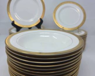 Mikasa Crown Jewel White Gold Fine China12 Bread, Salad, Bowls