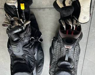 Callaway Big Bertha And Miscellaneous Clubs With Two Bags