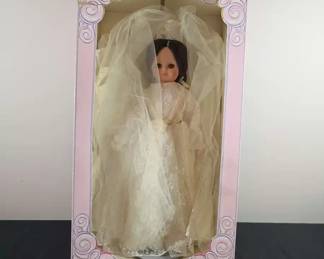 Effanbee Gorgeous Vtg 1966 Bride Chipper Doll In Opened Box