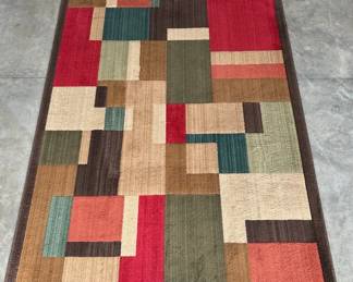Mohawk Home Patton Brown Abstract Area Rug,
