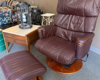 2pc swivel/glider recliner